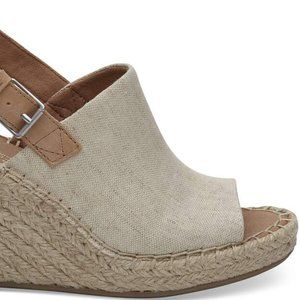 TOMS Monica Wedge Heel Size 6